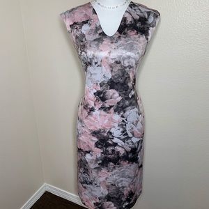 Liz Claiborne multi-colored cocktail dress
